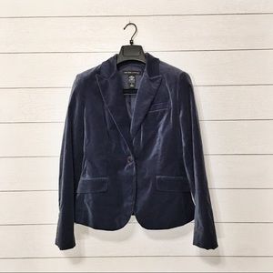 NY&Co Blue velvet blazer